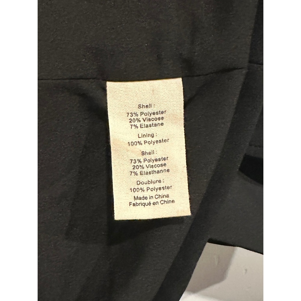 L'Agence Marianna Long Blazer Coat in Black Size 6 - Picture 15 of 16